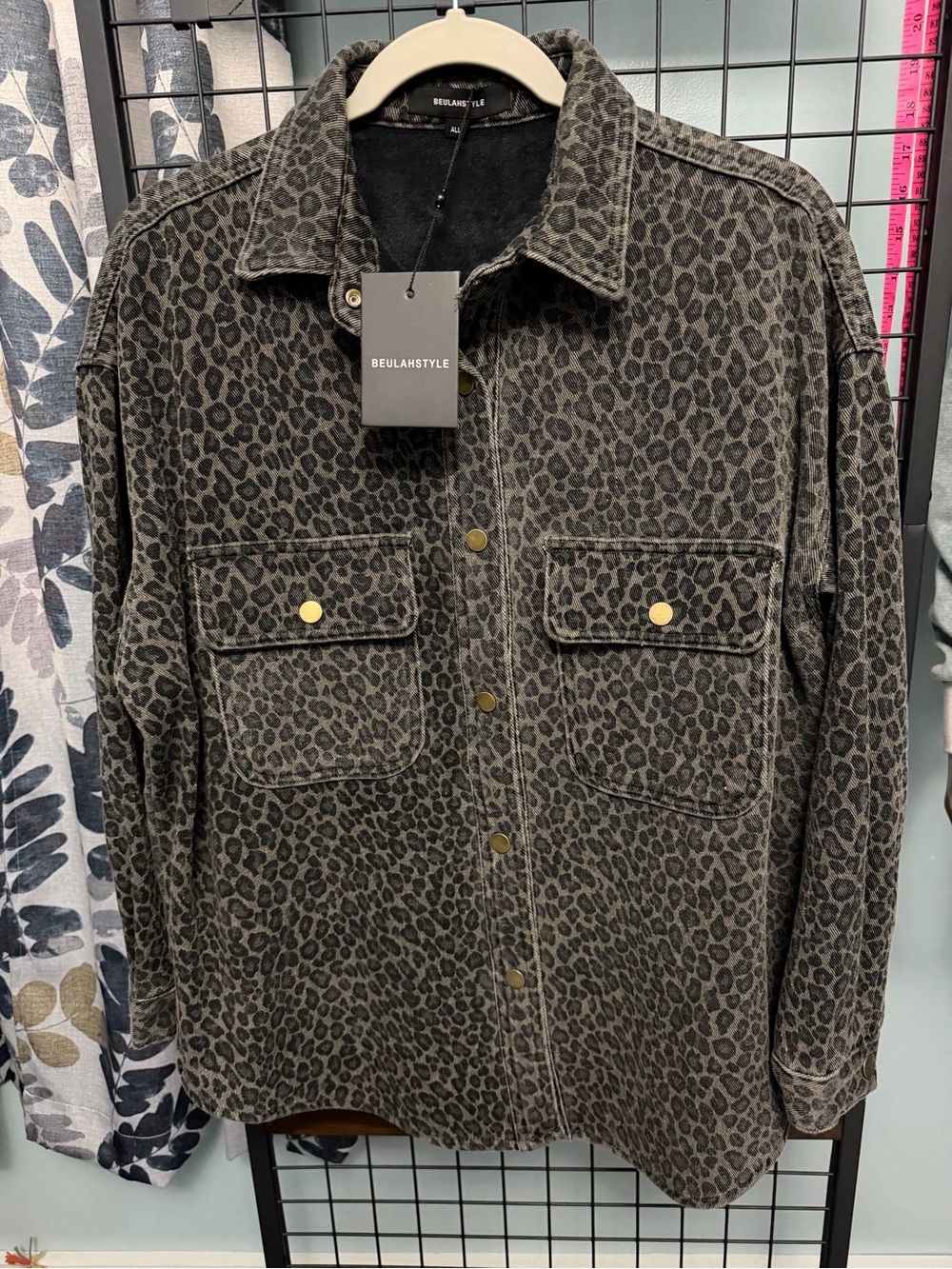 Beulah Women’s Leopard Print Jacket